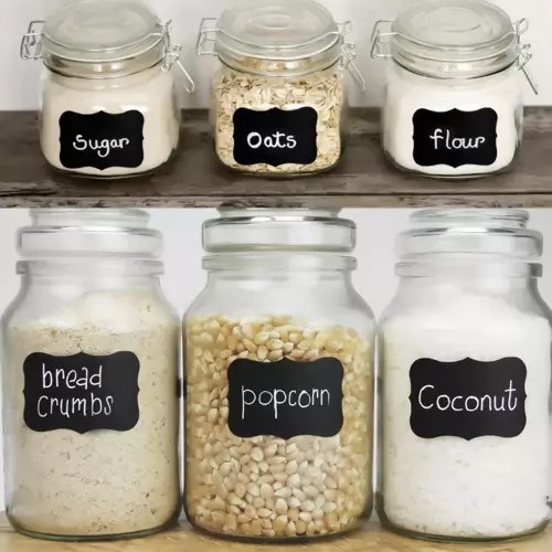 Set etichete autoadezive, 24 bucati, marker alb inclus, universale, PVC, pentru multiple suprafete - imagine 14